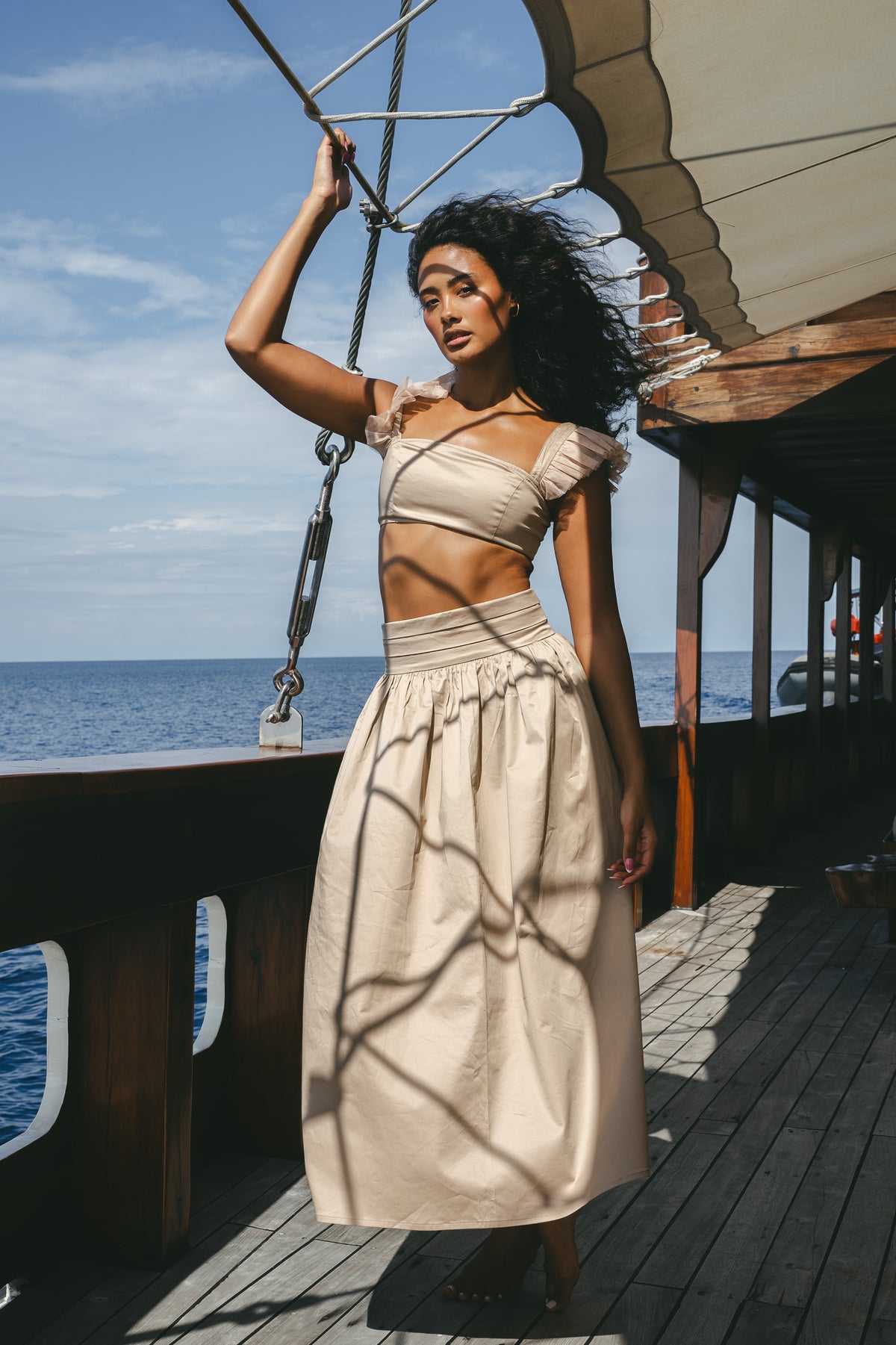 High Waist Midi Skirt