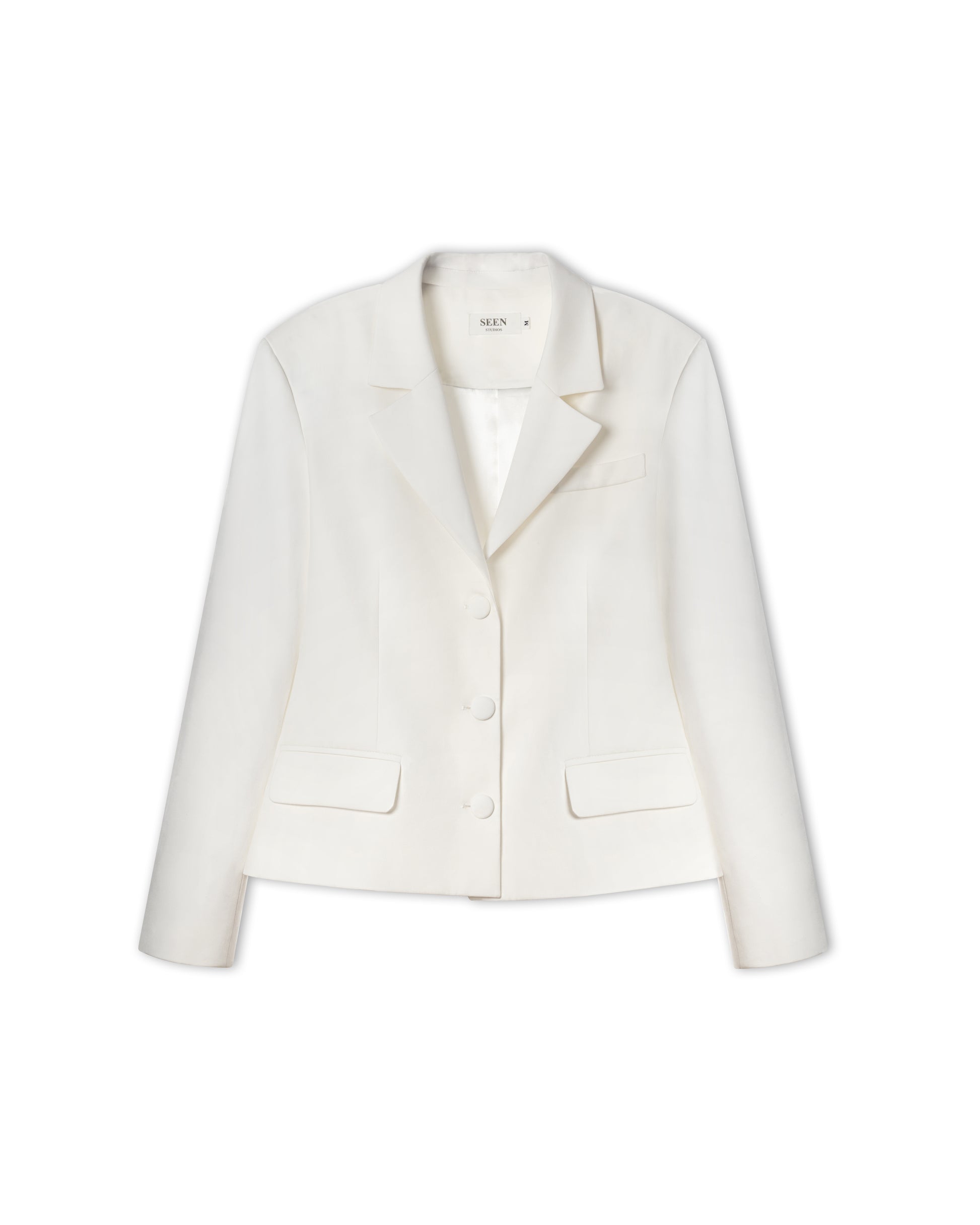 The White Tailored Blazer - product view 3