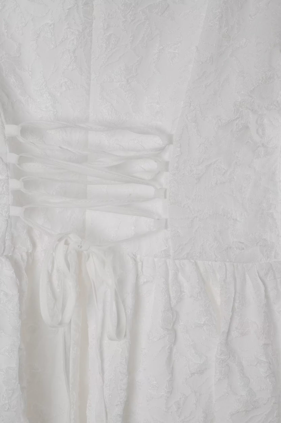 Structured Mini Puff Sleeved Dress - product view 6