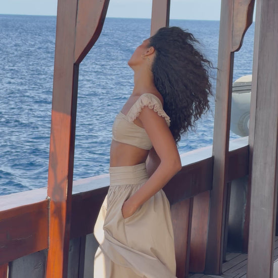 High Waist Midi Skirt - product video 5